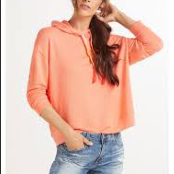 Sundry Orange Basic Hoodie